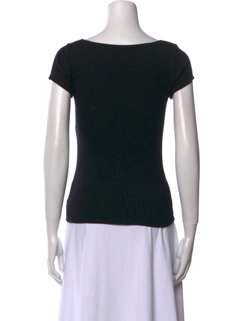 Reformation Square Neckline Short Sleeve Top