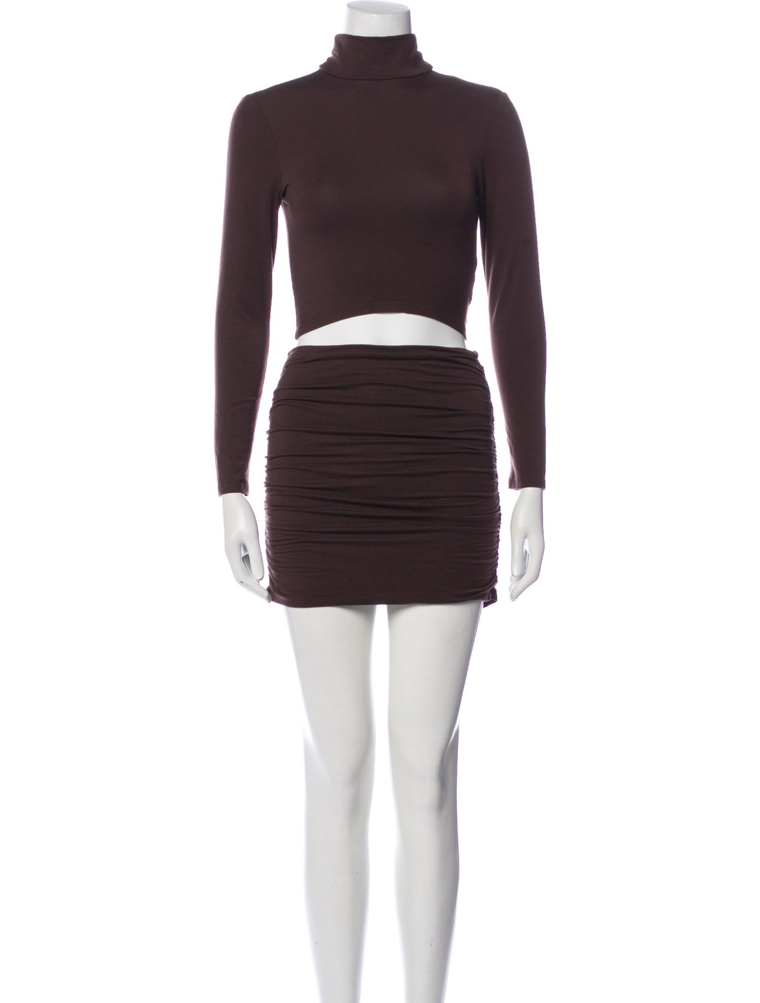 Reformation Pleated Accents Skirt Set