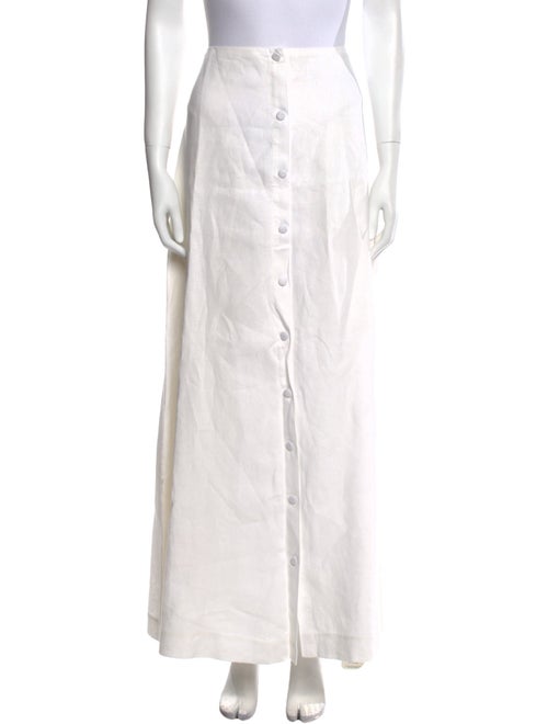 Reformation Linen Long Skirt