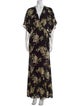 Reformation Floral Print Long Dress