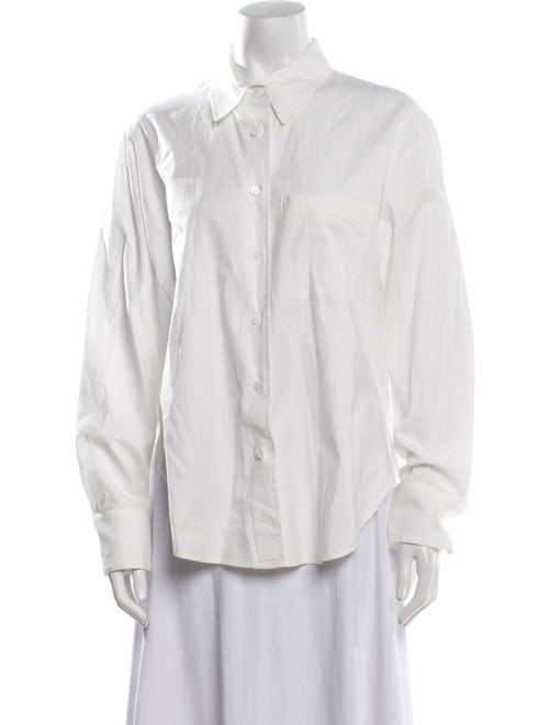 Reformation Long Sleeve Button-Up Top