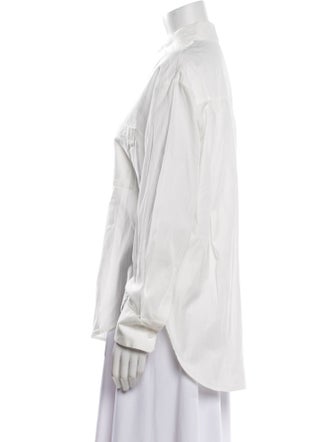 Reformation Long Sleeve Button-Up Top