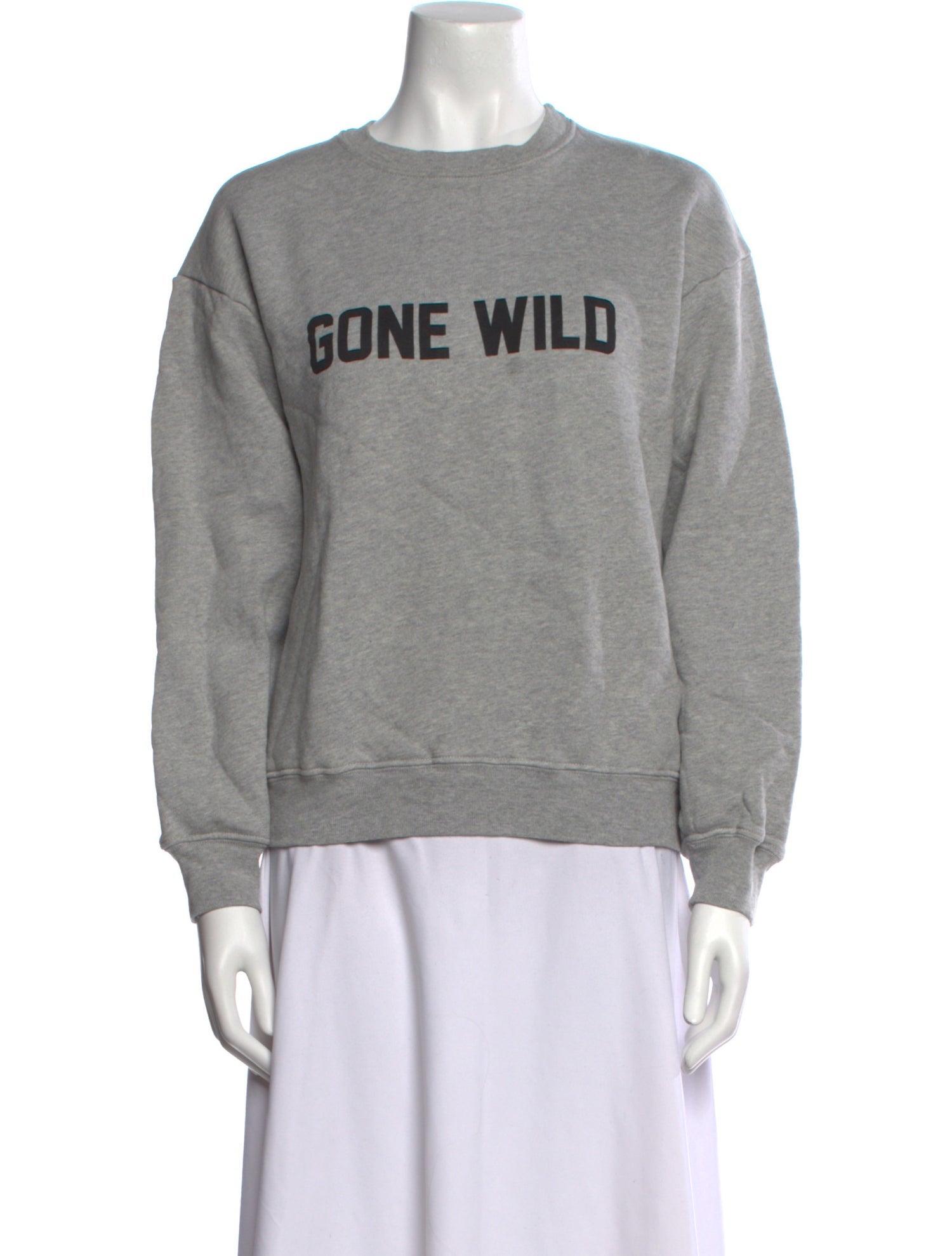 Reformation Graphic Print Crew Neck Sweater