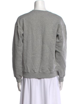 Reformation Graphic Print Crew Neck Sweater