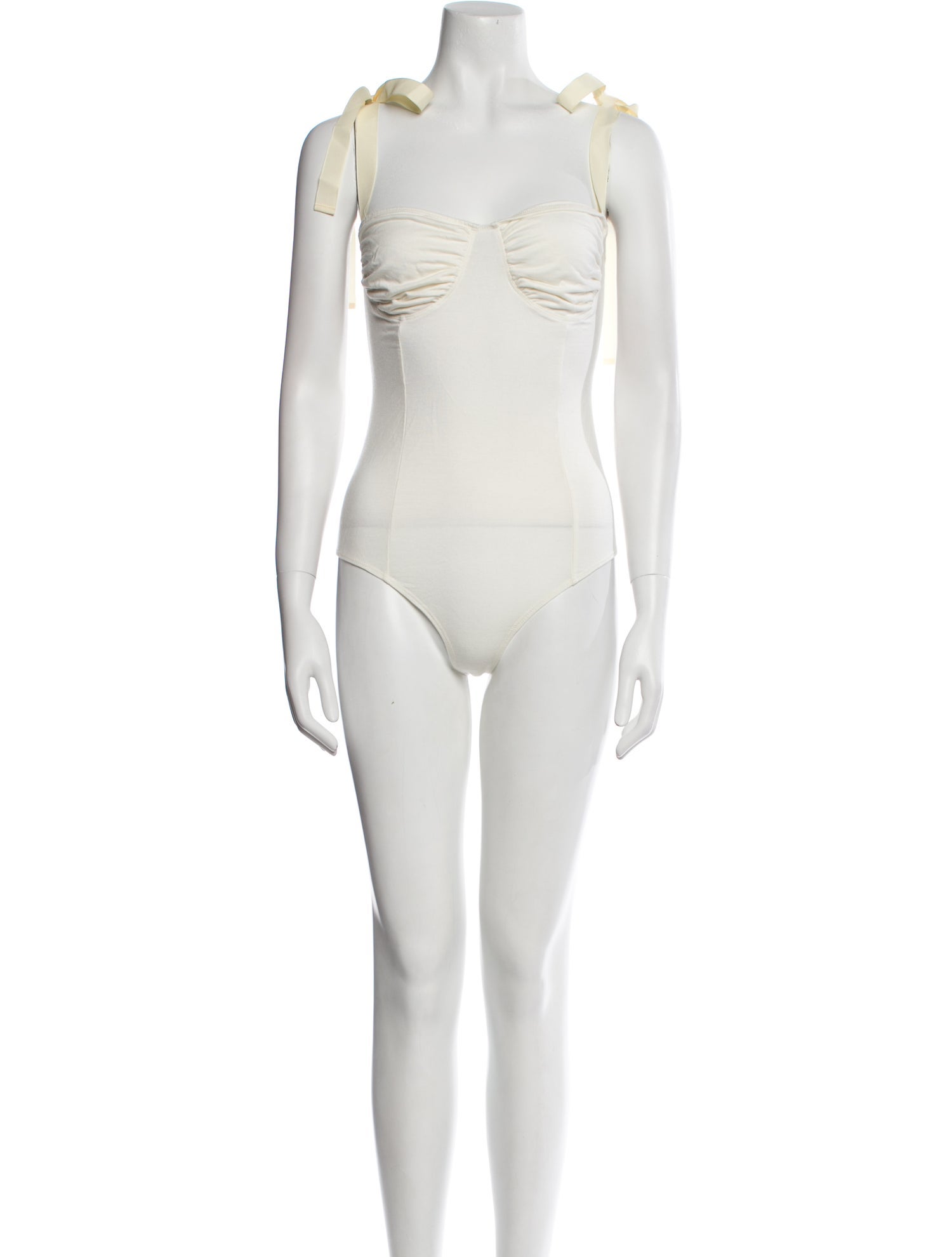 Reformation Square Neckline Sleeveless Bodysuit