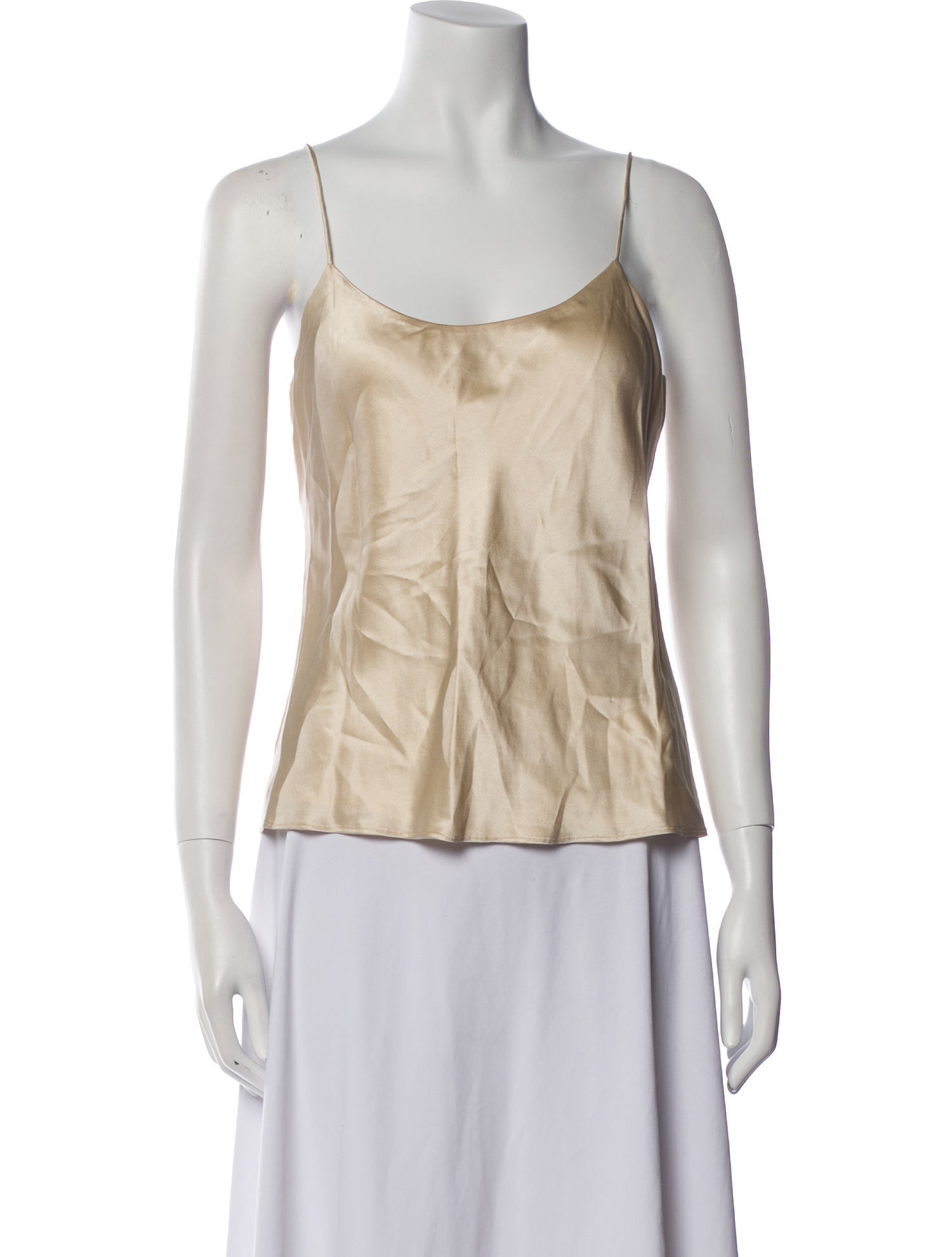 Reformation Silk Scoop Neck Top