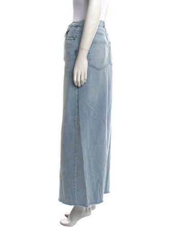 Reformation Raw-Edge Trim Midi Length Skirt