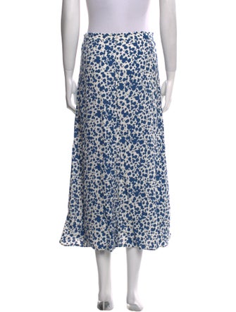 Reformation Polka Dot Print Midi Length Skirt