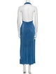 Reformation Halterneck Long Dress