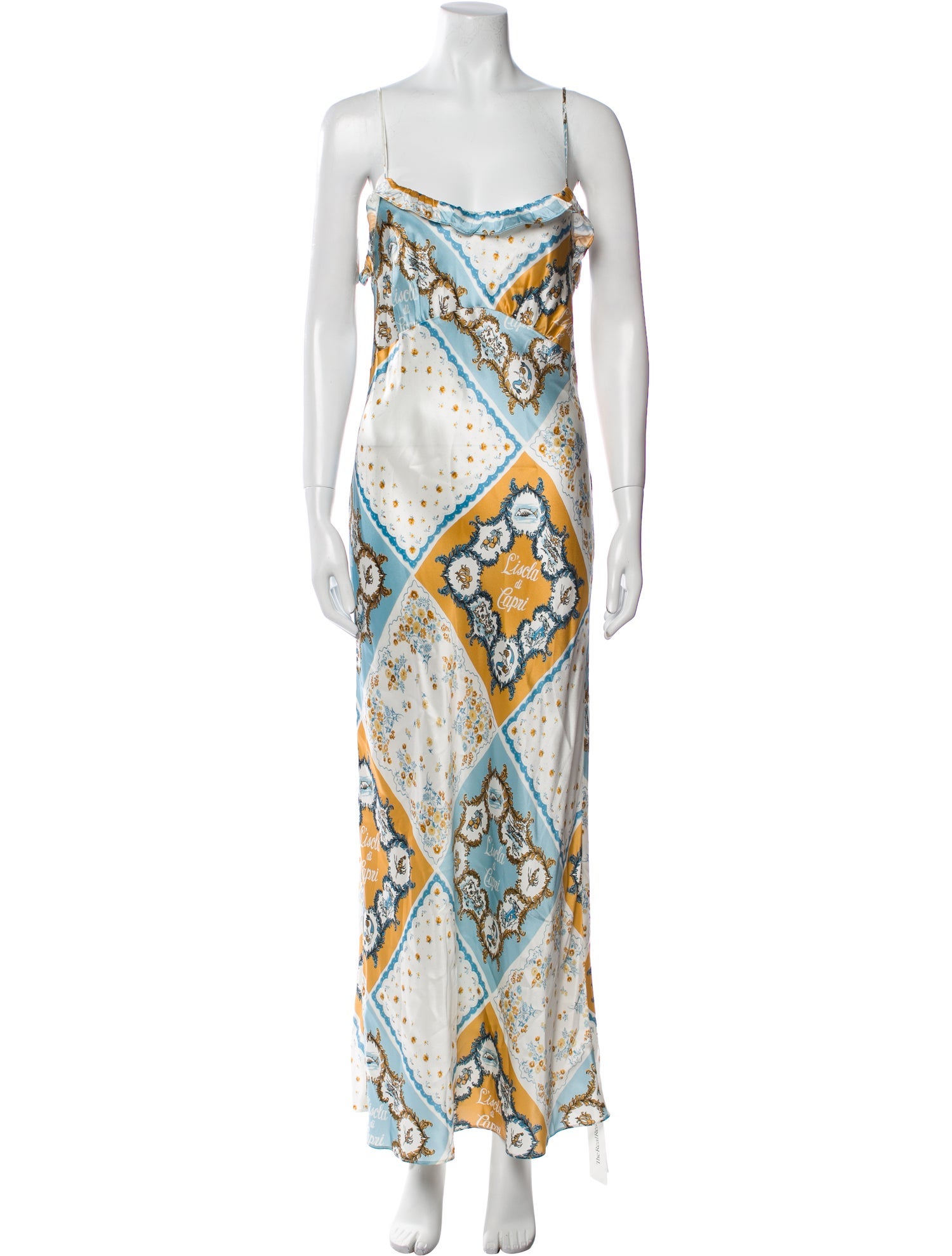 Reformation Silk Long Dress