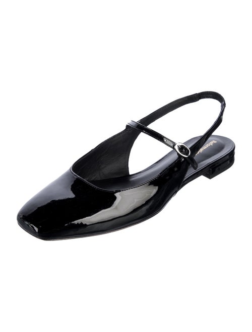 Reformation Patent Leather Slingback Flats