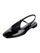 Reformation Patent Leather Slingback Flats