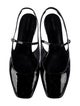 Reformation Patent Leather Slingback Flats