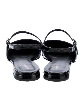 Reformation Patent Leather Slingback Flats
