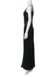 Reformation V-Neck Long Dress