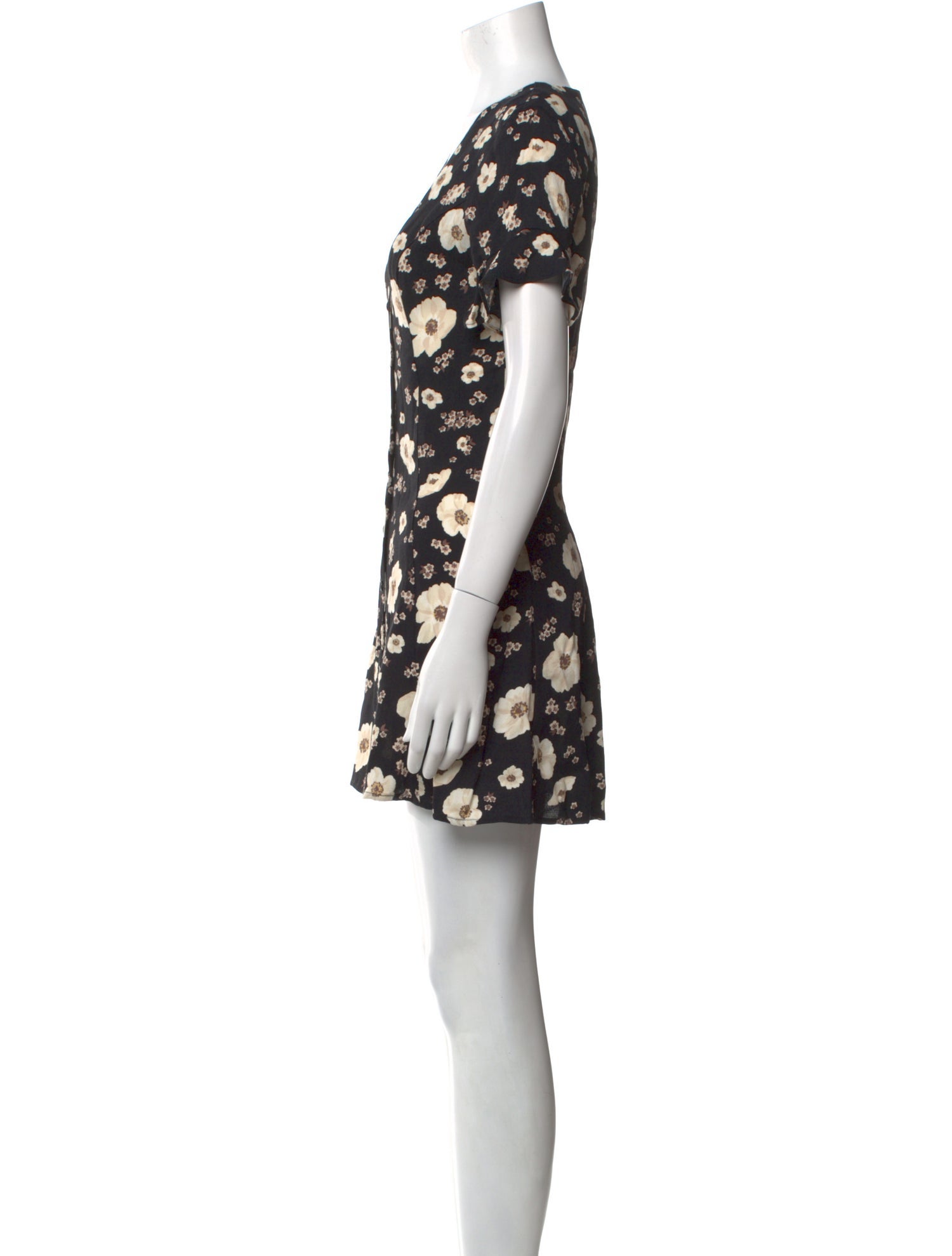 Reformation Floral Print Mini Dress