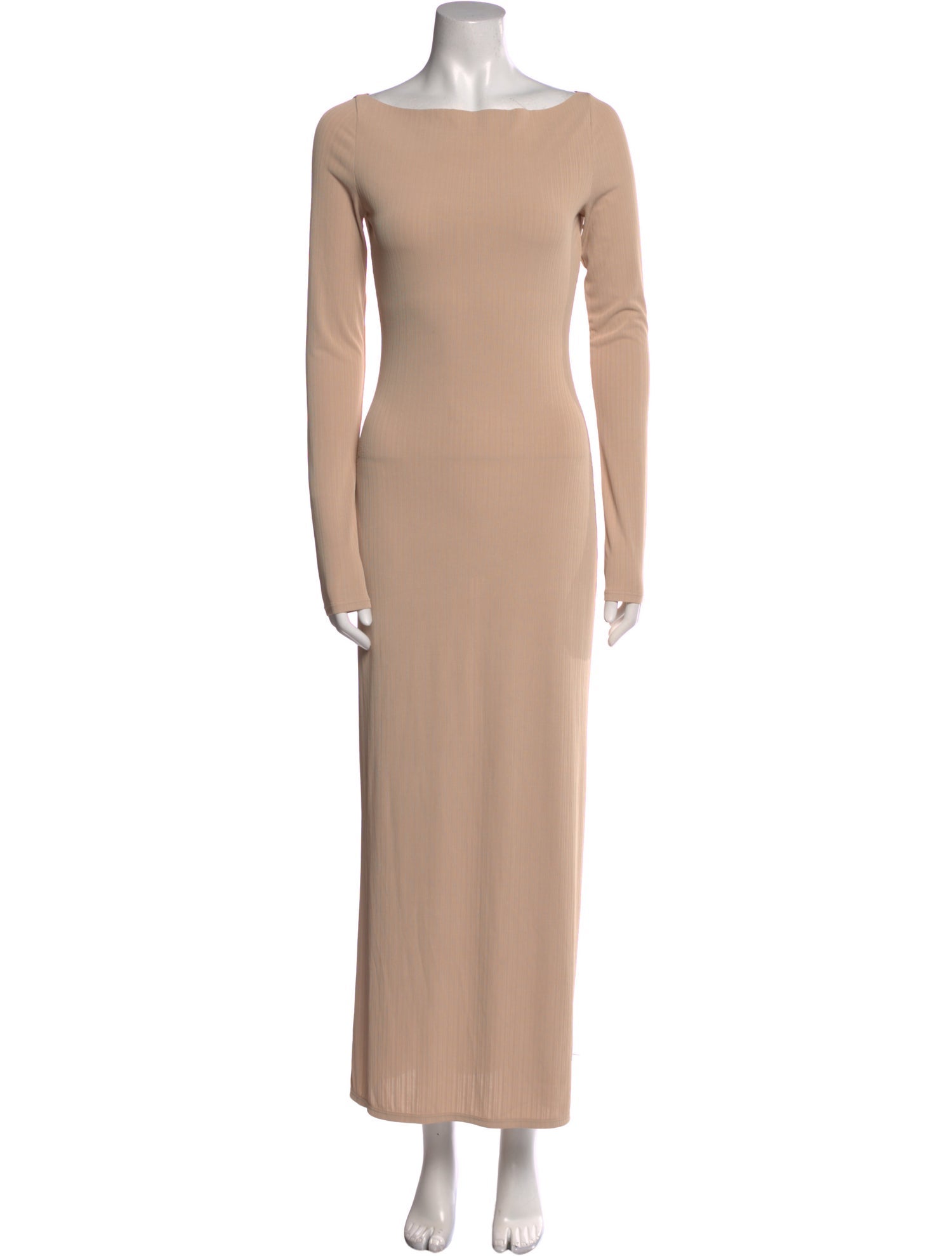 Reformation Bateau Neckline Long Dress