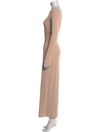 Reformation Bateau Neckline Long Dress