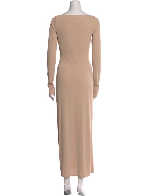 Reformation Bateau Neckline Long Dress