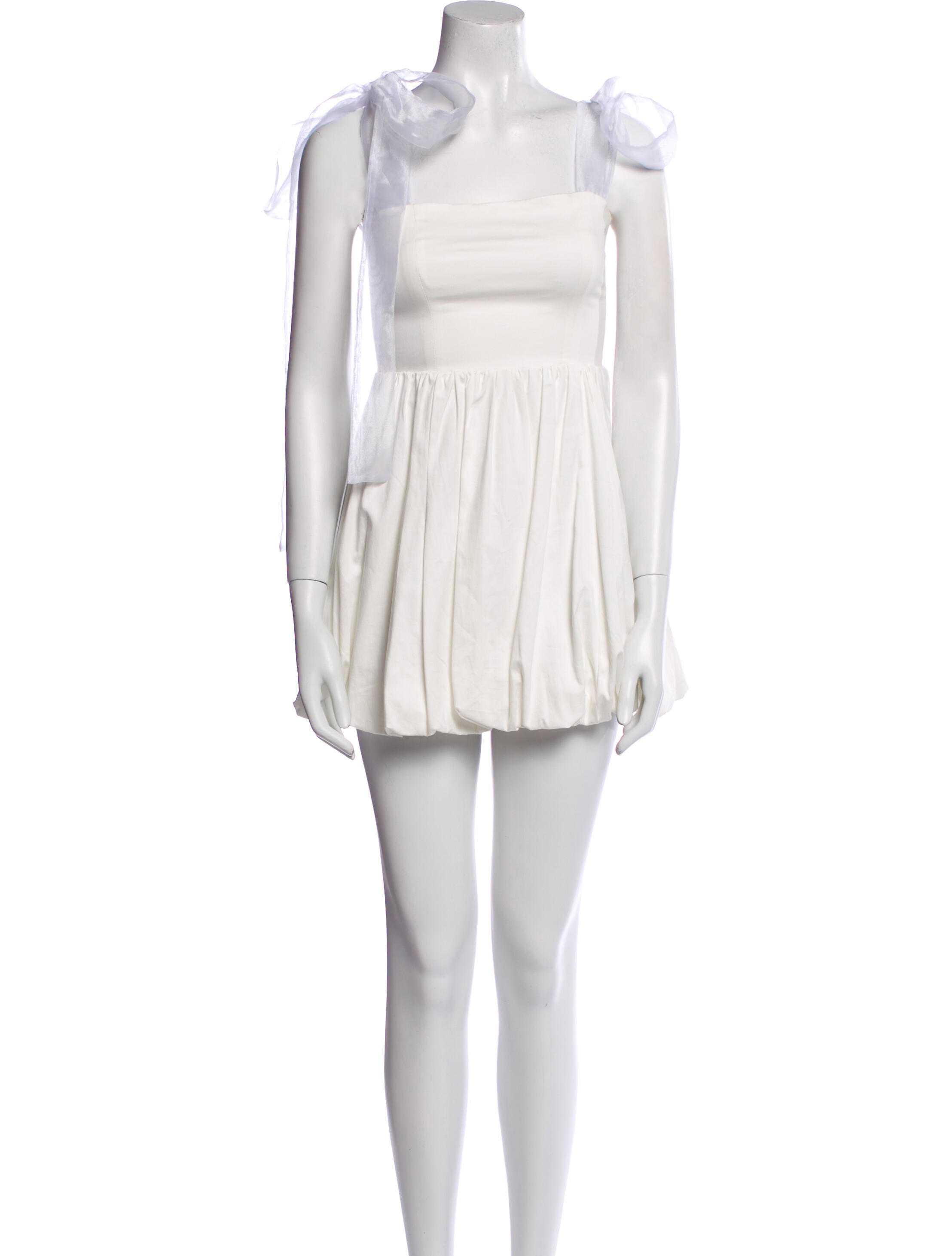 Reformation Square Neckline Mini Dress