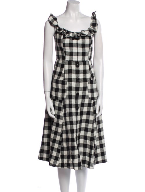 Reformation Linen Midi Length Dress