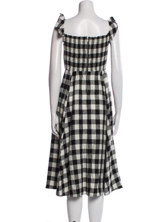 Reformation Linen Midi Length Dress