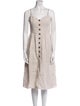 Reformation Linen Midi Length Dress