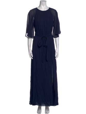 Reformation Crew Neck Long Dress