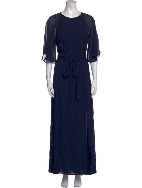 Reformation Crew Neck Long Dress
