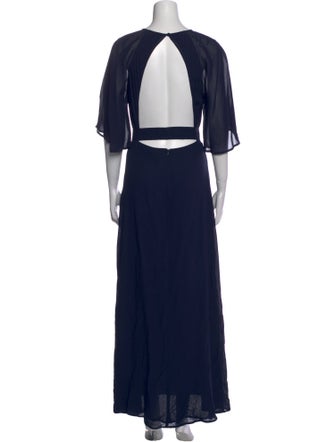 Reformation Crew Neck Long Dress