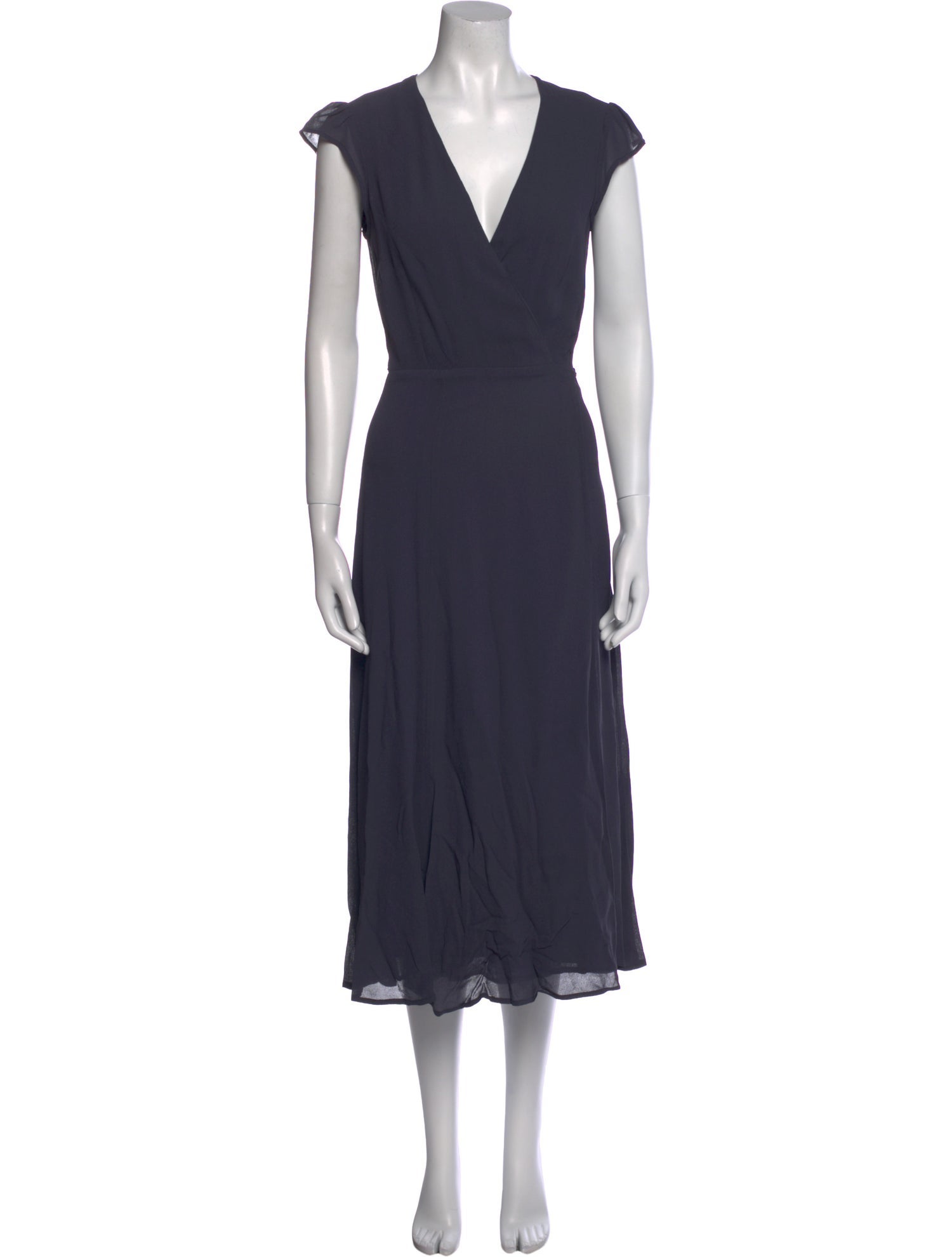 Reformation V-Neck Long Dress