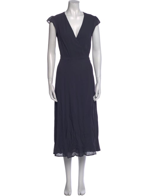 Reformation V-Neck Long Dress