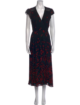 Reformation Floral Print Long Dress