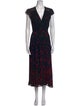 Reformation Floral Print Long Dress