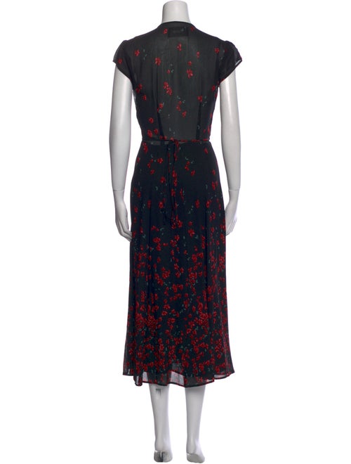 Reformation Floral Print Long Dress