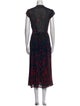 Reformation Floral Print Long Dress