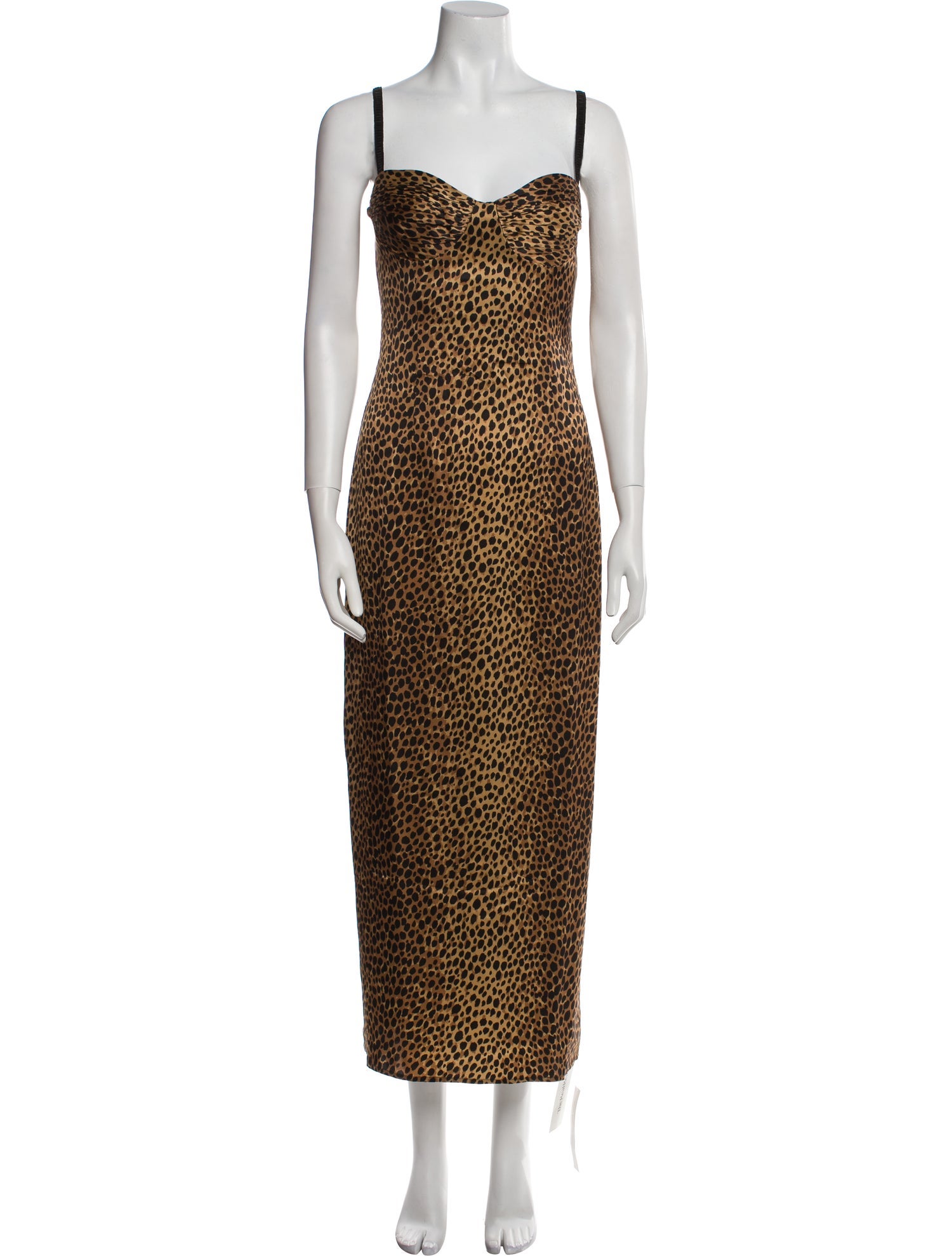 Reformation Animal Print Long Dress w/ Tags