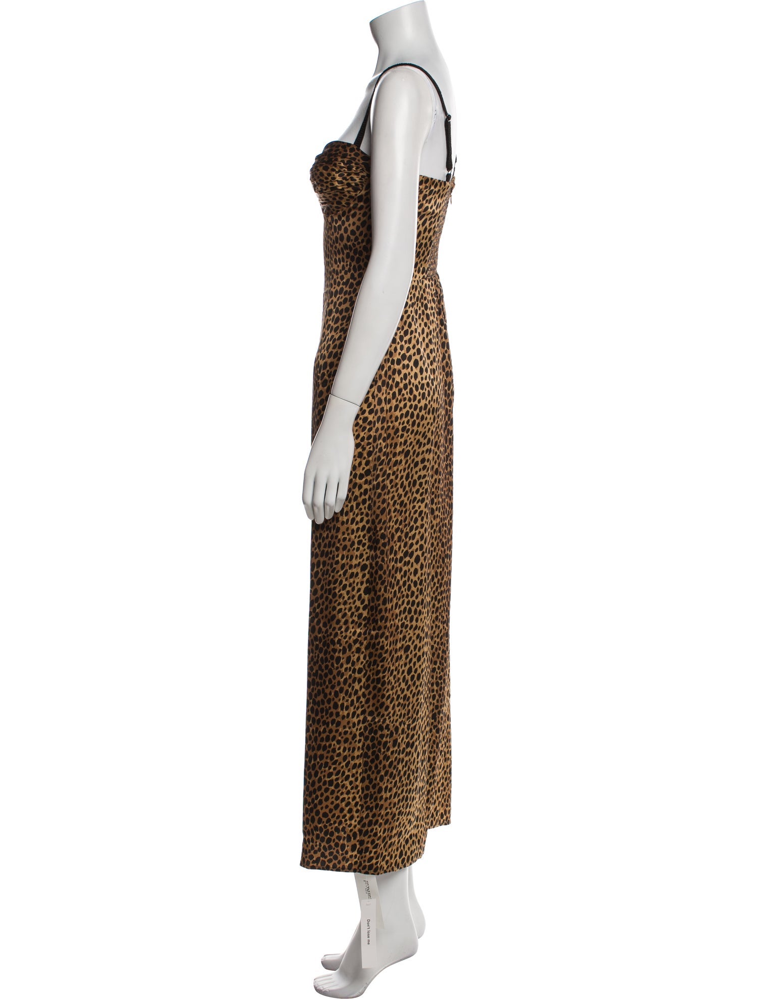 Reformation Animal Print Long Dress w/ Tags