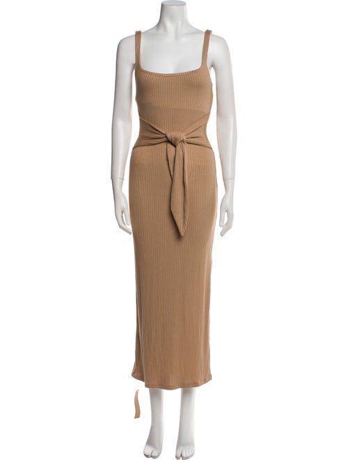 Reformation Square Neckline Long Dress