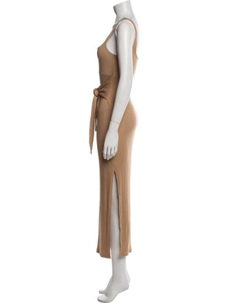 Reformation Square Neckline Long Dress