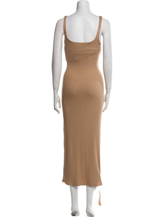 Reformation Square Neckline Long Dress