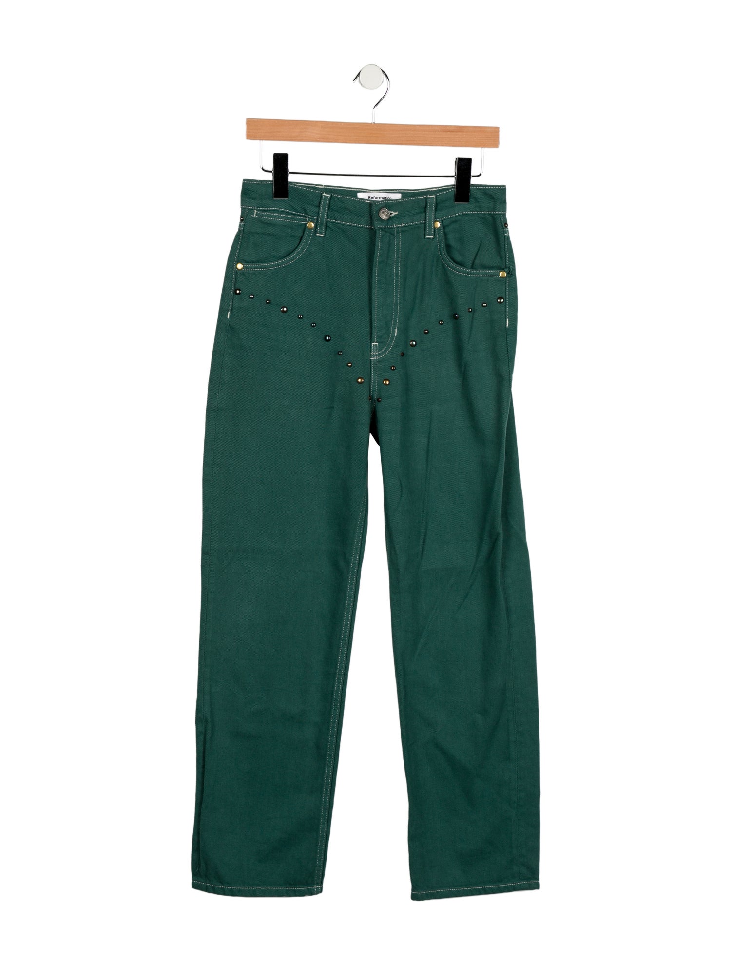 Reformation High-Rise Straight Leg Jeans