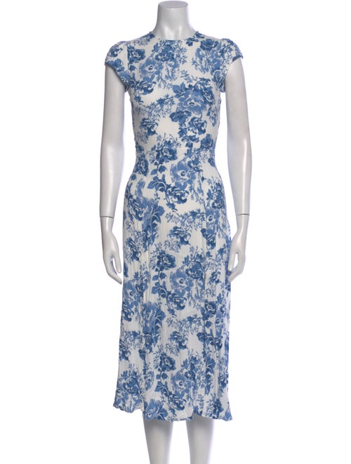 Reformation Floral Print Long Dress