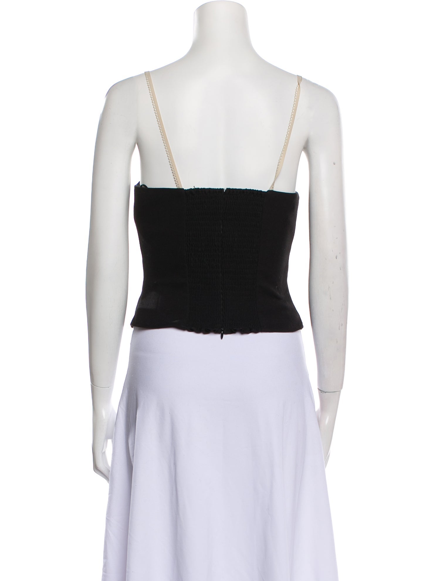 Reformation Square Neckline Sleeveless Crop Top