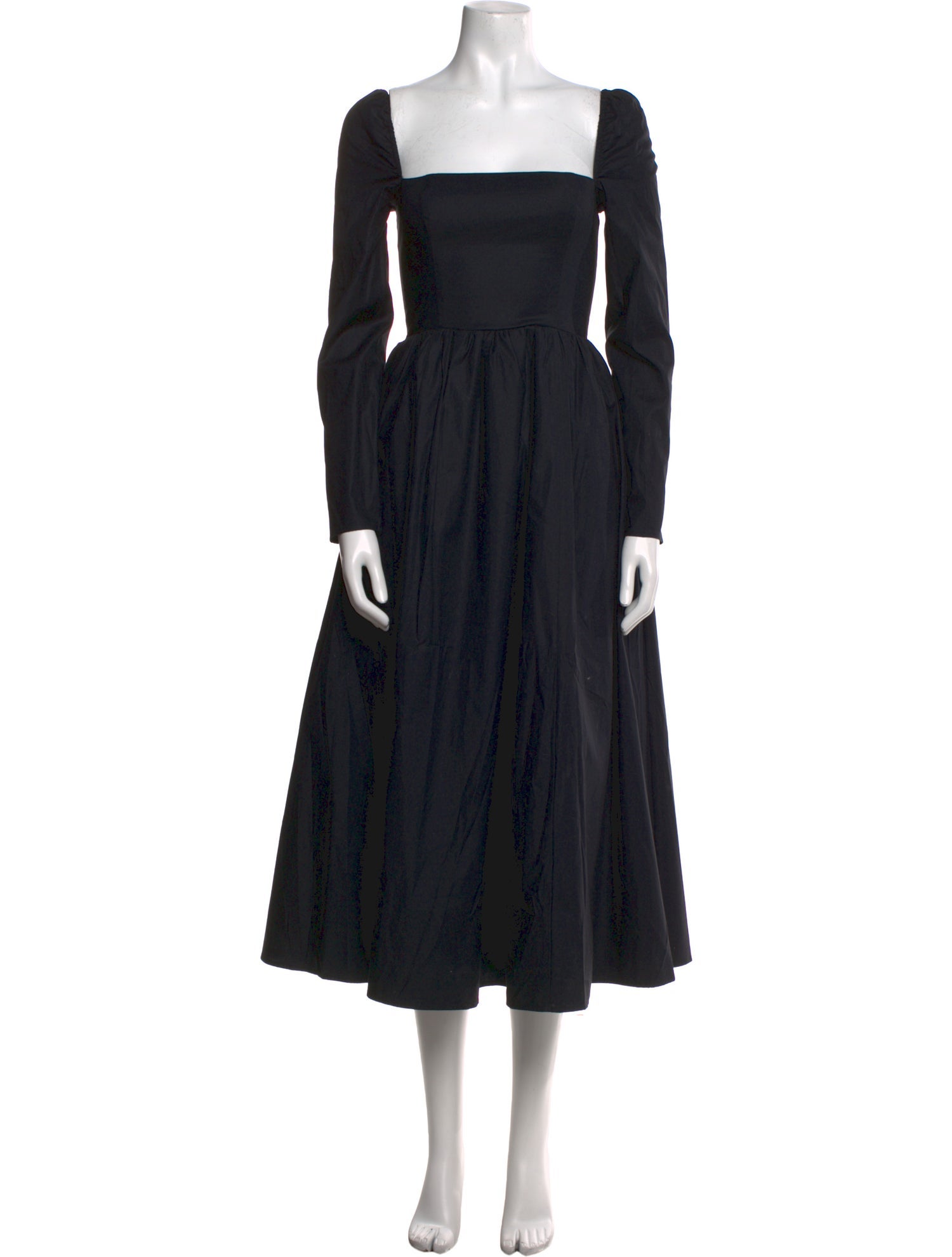 Reformation Square Neckline Long Dress