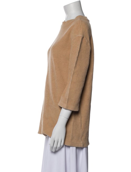 Reformation Scoop Neck Three-Quarter Sleeve Top