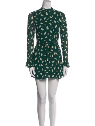 Reformation Printed Mini Dress