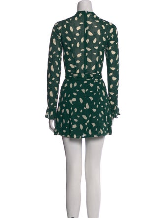 Reformation Printed Mini Dress