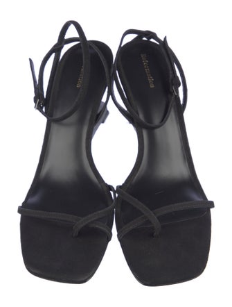 Reformation Suede Slingback Sandals