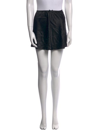 Reformation Silk Mini Skirt